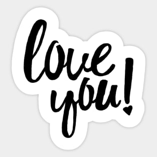 Love You! Sticker